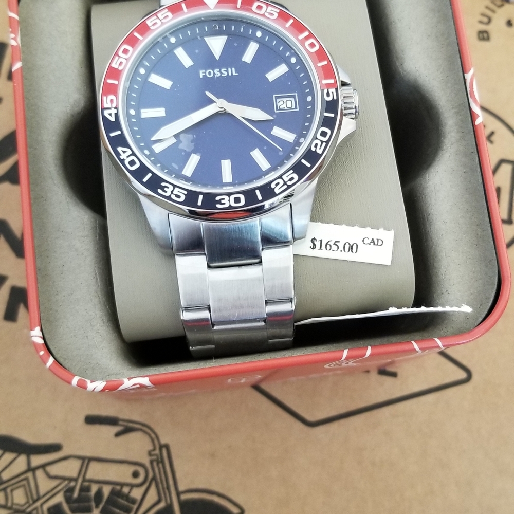 Two Tone Fossil Watch